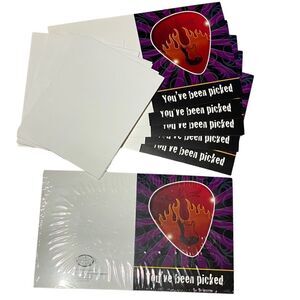 You’ve Been Picked! Rock-N-Roll Birthday Party Invites